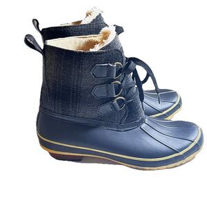 CHOOKA Women’s Ballard Buffalo Black Duck Boots Memory Foam Rubber Sole Size 9